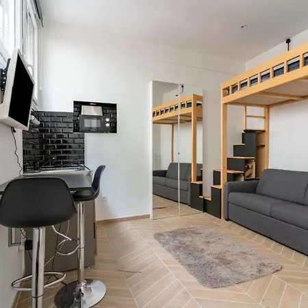 Апартаменты Studio Cosy Porte De Ouen - Paris *